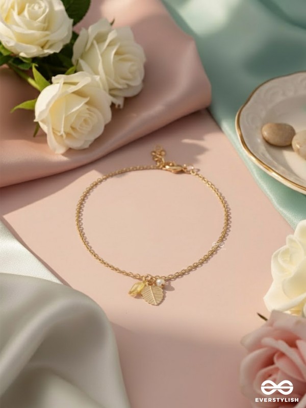 The Autumn Tree- Elegant Golden Anklet