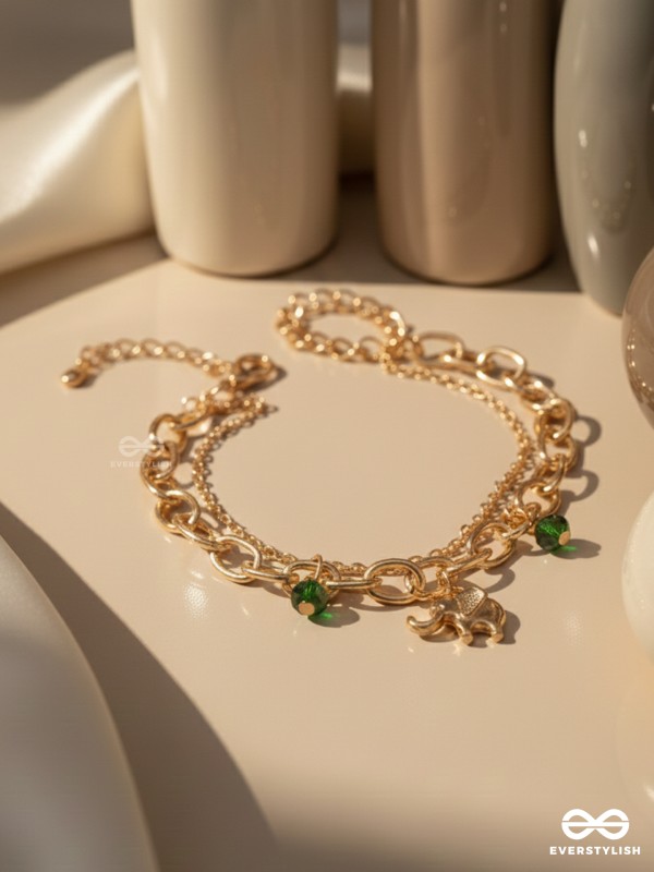 The Jungle King- Golden Layered Bracelet