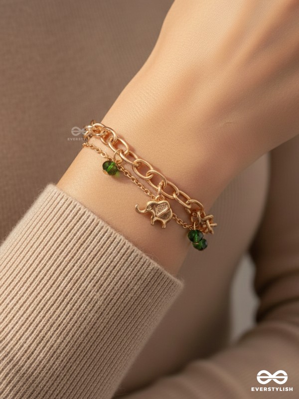 The Jungle King- Golden Layered Bracelet