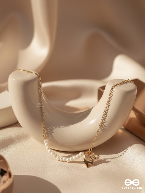 The Jungle Safari- Golden Beads Necklace With Anti-Tarnish Coating 