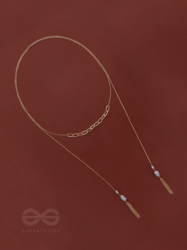 The Lovers Bridge- Golden Necklace Scarf