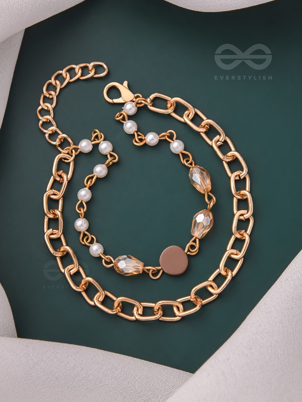 Star Sprinkled- Golden Layered Bracelet