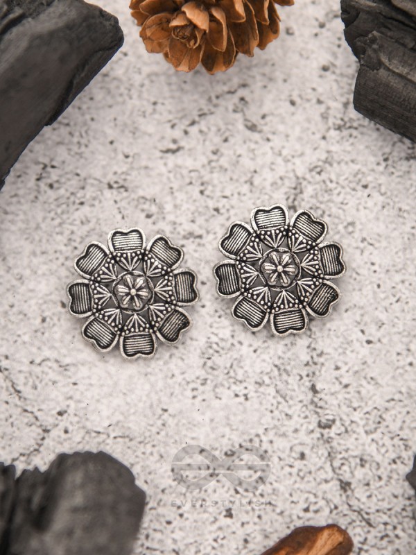 The Black Dahlia- Tiny Trinket Earrings