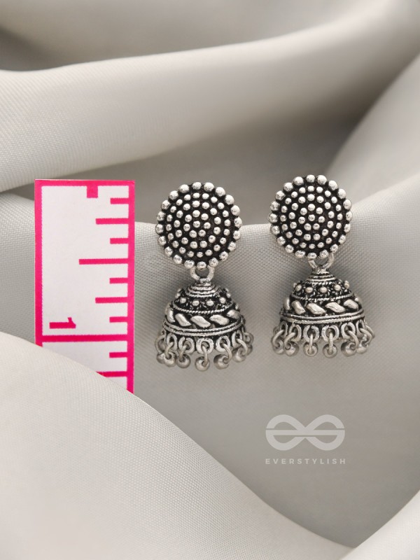 Touch of the Sun- Brass Jhumka Earrings