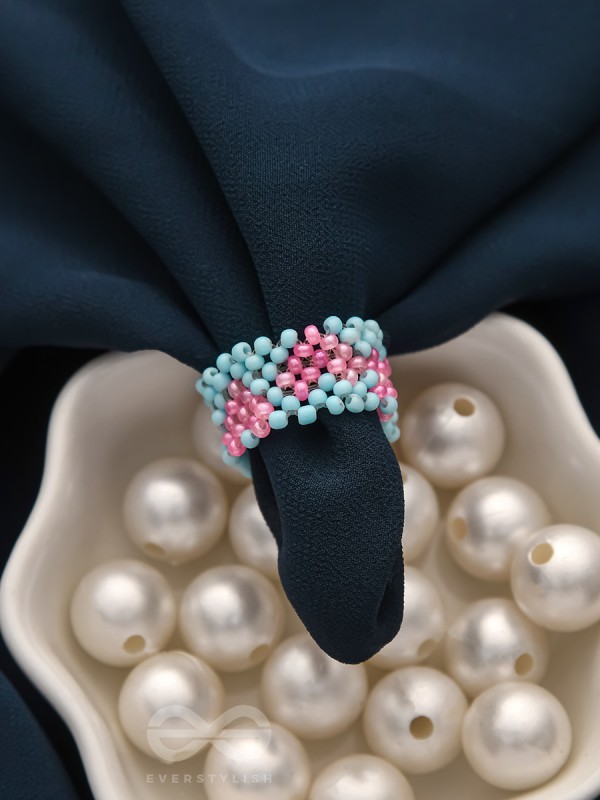 Little Hearts- Stretchable Colorful Beaded Ring