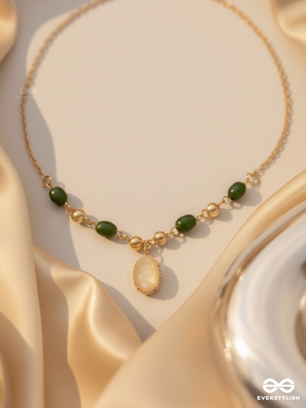 The Sun Belt- Golden Embellished Necklace With Anti-Tarnish Coating