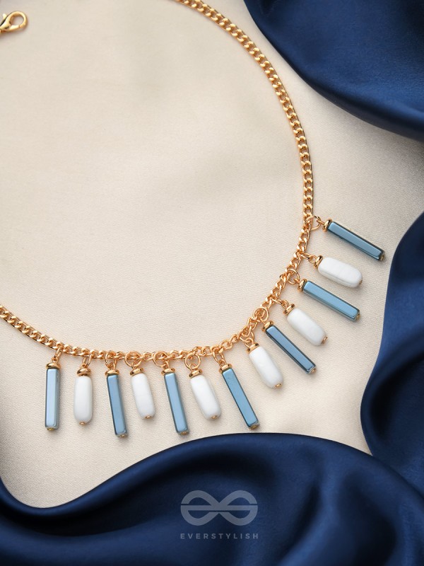 The Twilight- Golden Embellished Necklace With Anti-Tarnish Coating 