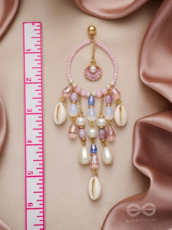 The Sea Trinkets- Golden Embellished Earrings