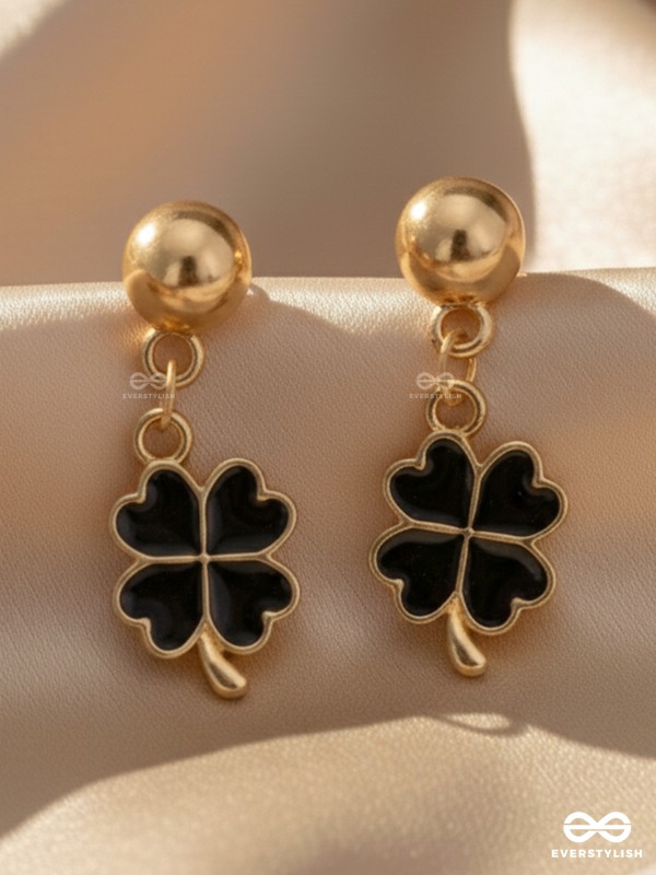 The Blooming Tale- Golden Embellished Earrings