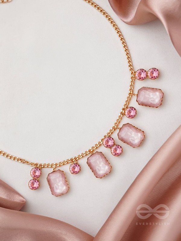 The Garden Of Evening Mists- Golden Embellished Necklace With Anti-Tarnish Coating 