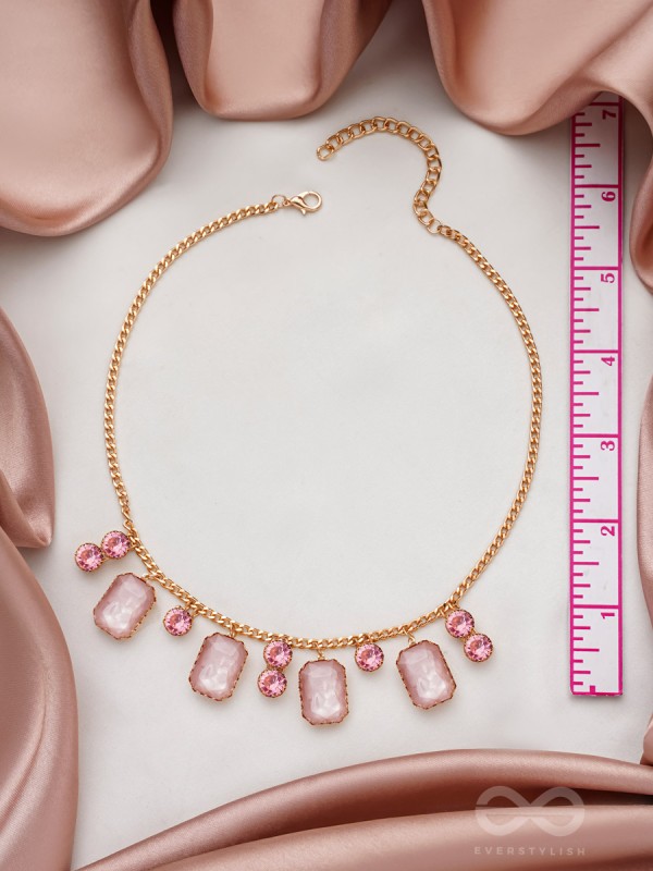 The Garden Of Evening Mists- Golden Embellished Necklace With Anti-Tarnish Coating 