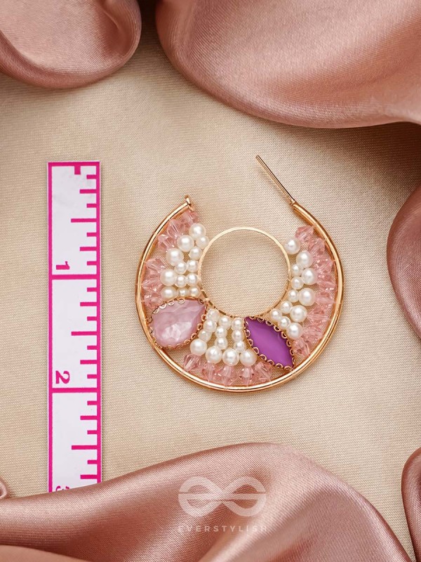 The Eyes of Heaven- Golden Embellished Earrings