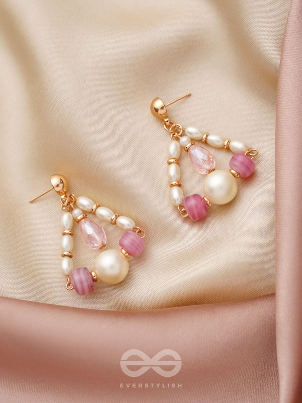 The Cinderella Swing- Golden Embellished Earrings