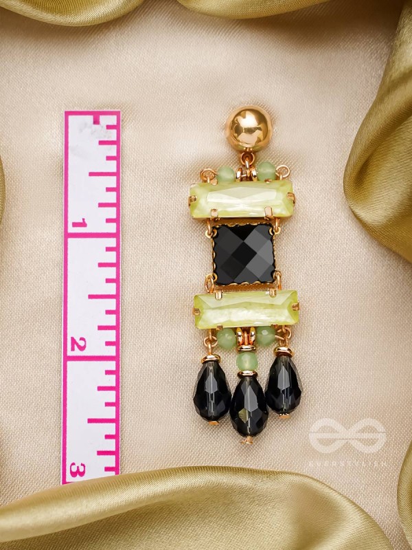 The Dark Tower- Golden Embellished Earrings