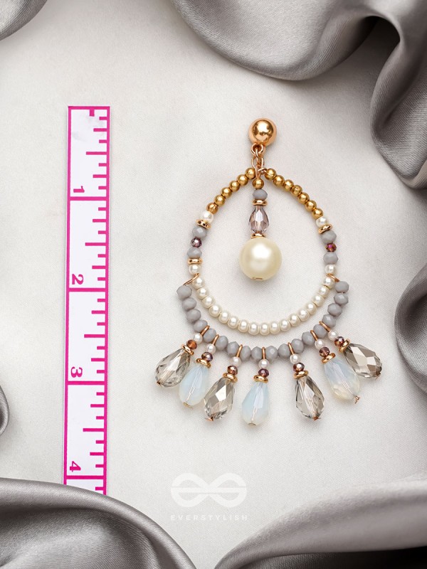 Day 'n' Nite- Golden Beads Earrings