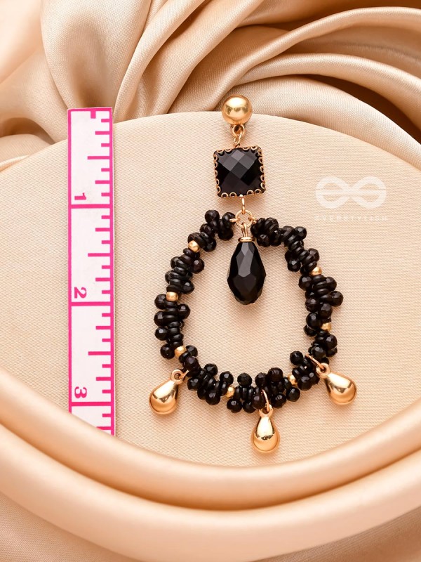 The Twilight Trinket- Golden Embellished Earrings