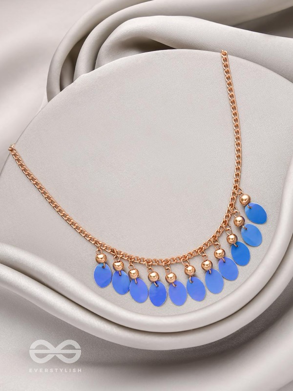 The Coin Collection- Golden Embellished Necklace With Anti-Tarnish Coating 