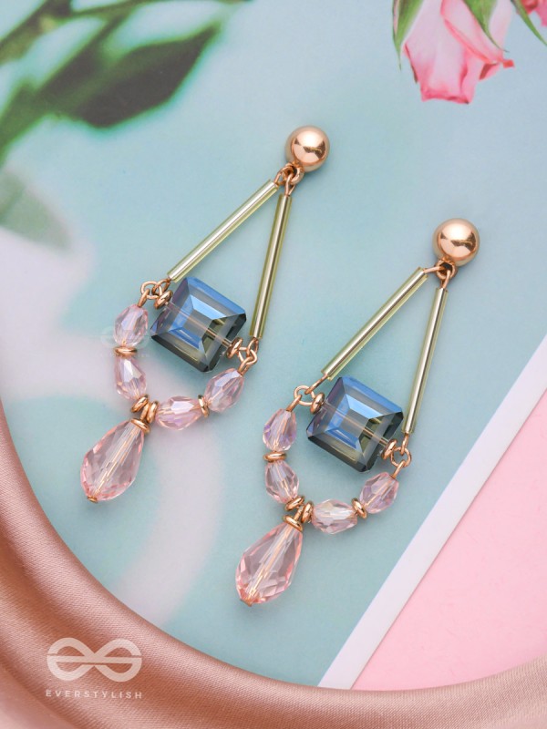 The Gift Wrapped- Golden Embellished Earrings