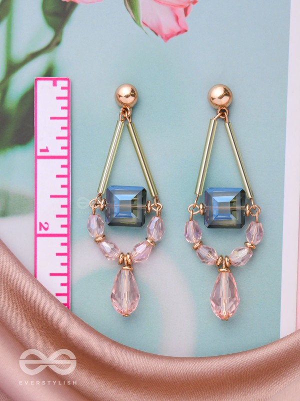 The Gift Wrapped- Golden Embellished Earrings