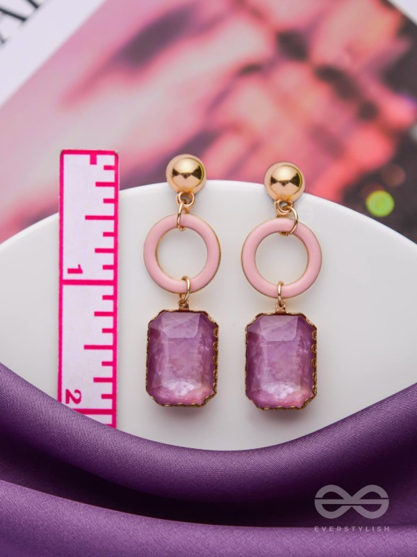 THE VIOLET ROUNDABOUTS - CUTE ENAMELLED EARRINGS