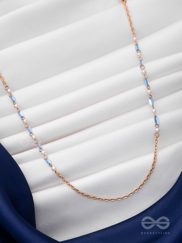 The Freshwater Magic - Beaded Two Layers Necklace With Anti-Tarnish Coating 