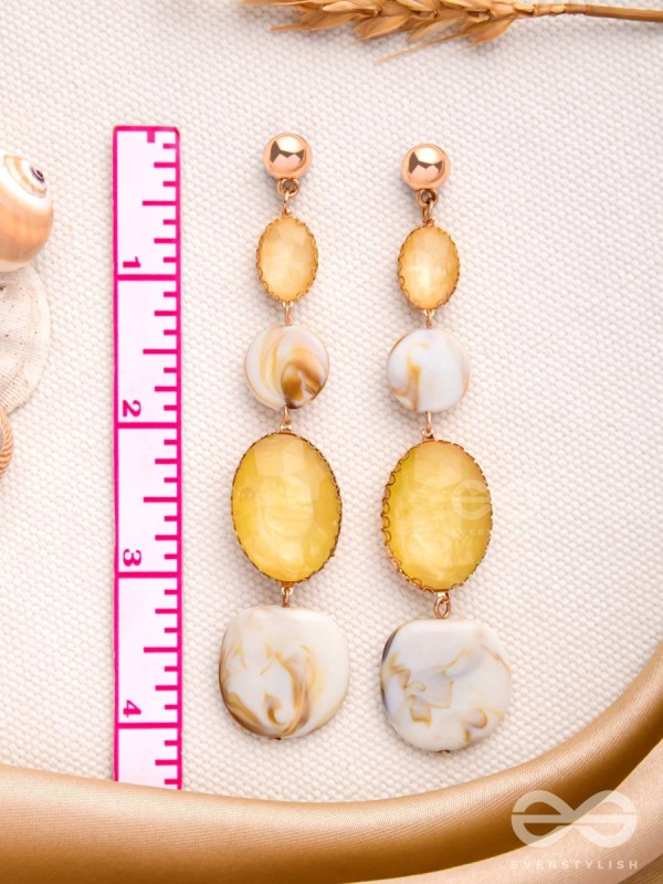SUN-KISSED SHELL - CLASSIC DROP EARRINGS