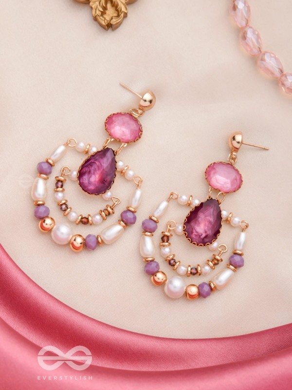 THE BLUSH BEAUTIES - HANDMADE STATEMENT EARRINGS