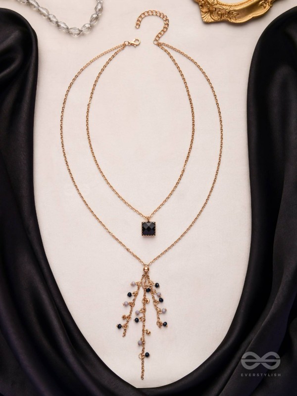 The Dancing Shadows - Classy Two Layered Neckpiece With Anti-Tarnish Coating 