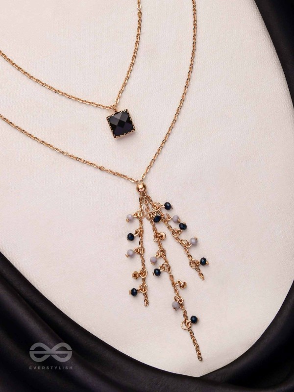 The Dancing Shadows - Classy Two Layered Neckpiece With Anti-Tarnish Coating 