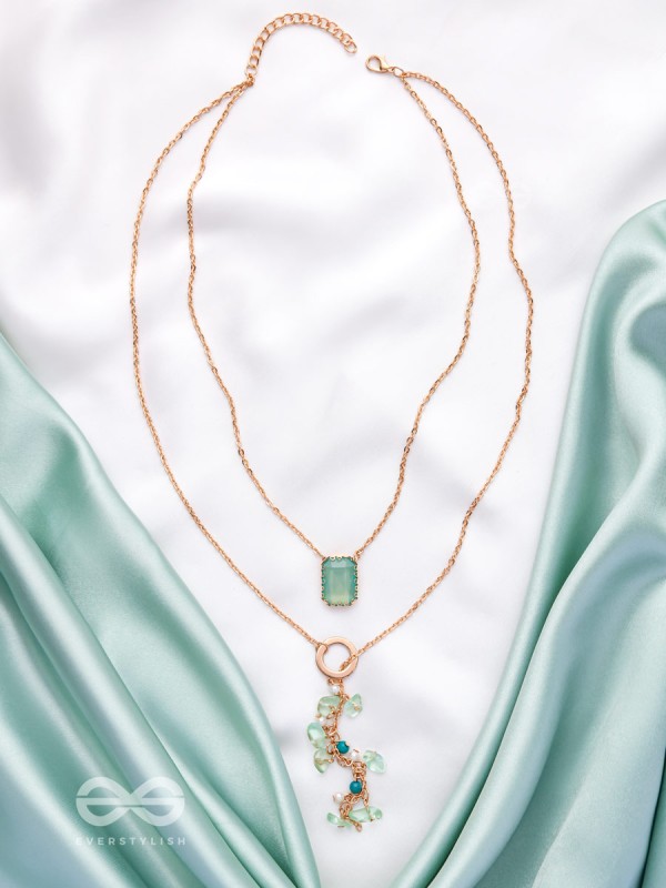 The Evergreen Charms - Classic Two Layered Neckpiece With Anti-Tarnish Coating