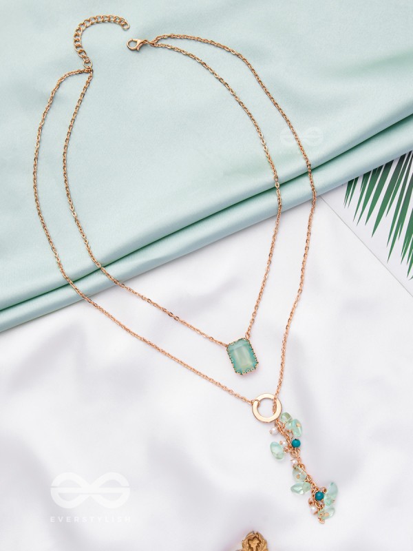 The Evergreen Charms - Classic Two Layered Neckpiece With Anti-Tarnish Coating