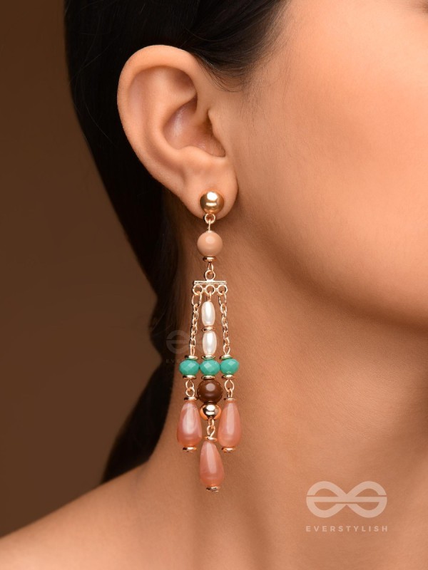 THE WHISPERING CHIMES - BEADED DROP EARRINGS