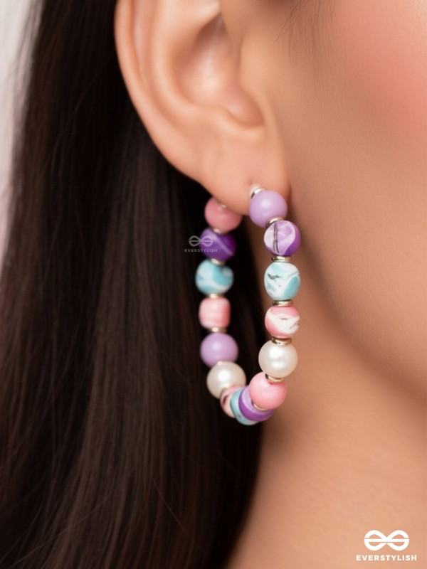FUNKY FUNFAIR FANTASY - CUTE HOOP EARRINGS