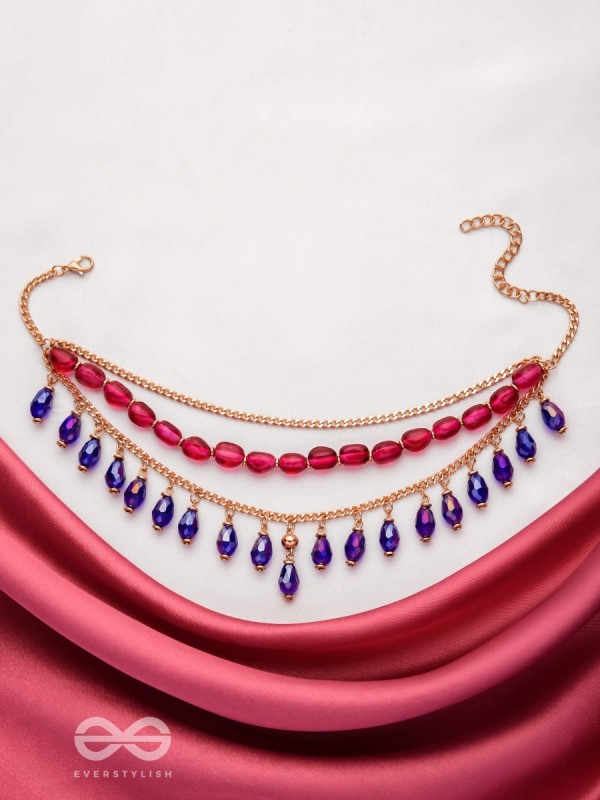 The Glamorous Rebel - Statement Multi Layered Necklace With Anti-Tarnish Coating 