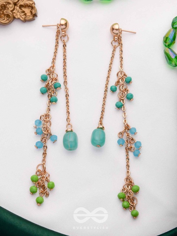 THE SONG OF AVES - GOLDEN DROP EARRING