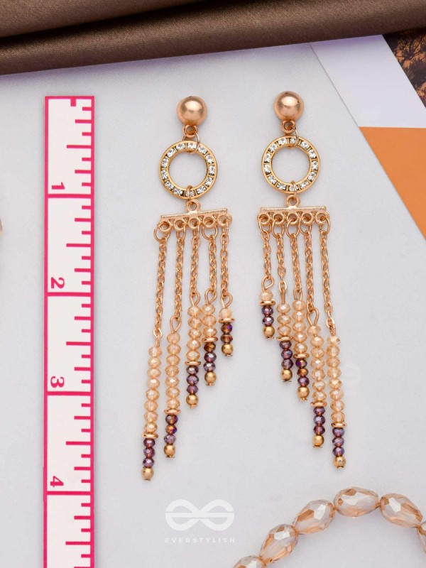 THE SHIMMERING RAINFALL - ELEGANT DROP EARRINGS