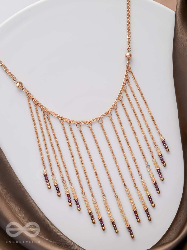 The Dancing Waterfall - Elegant And Casual Neckpiece With Anti-Tarnish Coating 