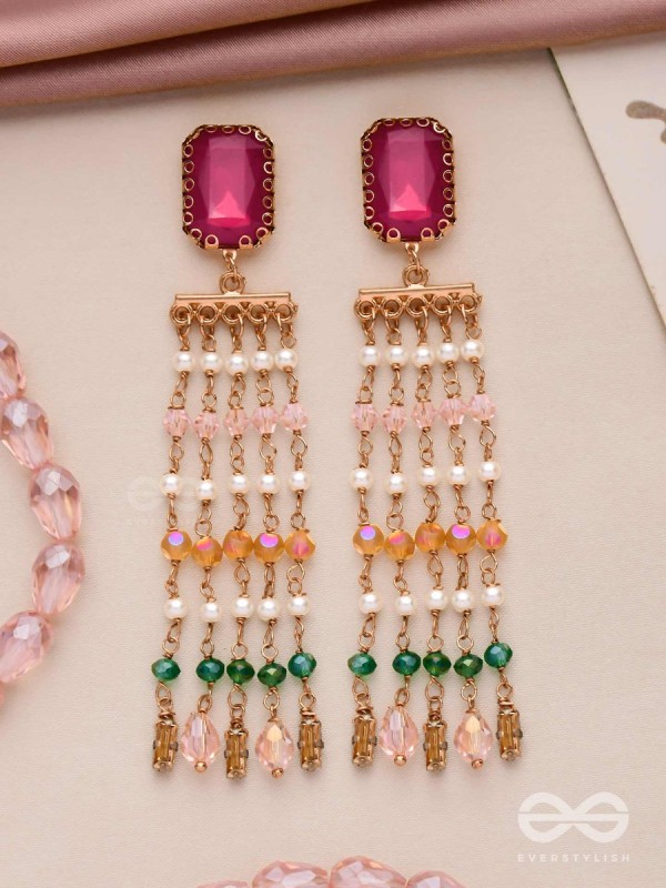 DRIZZLED WITH GLAMOUR - STATEMENT DROP EARRINGS