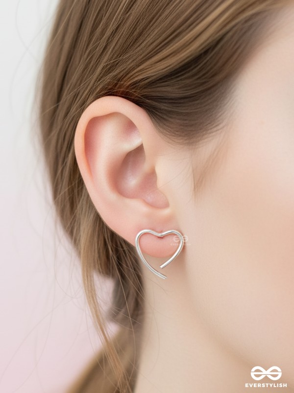 LOVE IN PROGRESS - CASUAL SILVER STUDS