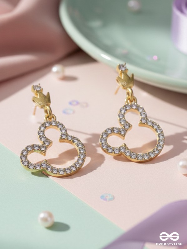 MICKEY EARS ON - CUTE SPARKLING EARRINGS