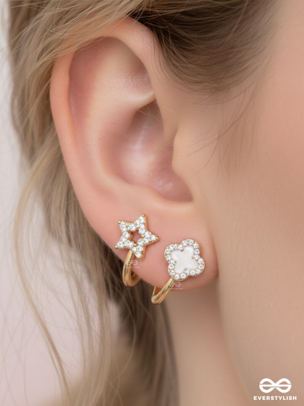 MAKE A WISH - STUD EARRINGS (WHITE)