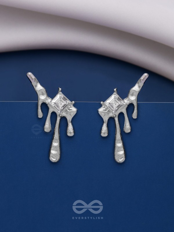 LIKE A DRIP, DRIP - SILVER STATEMENT STUDS