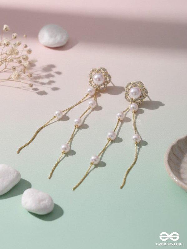 BLOOMIN HIGH - GOLDEN PEARL EAR JACKETS