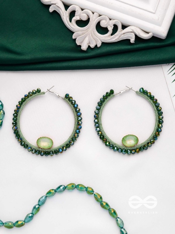 THE ENCHANTED CIRCLETS - STATEMENT HOOP EARRINGS