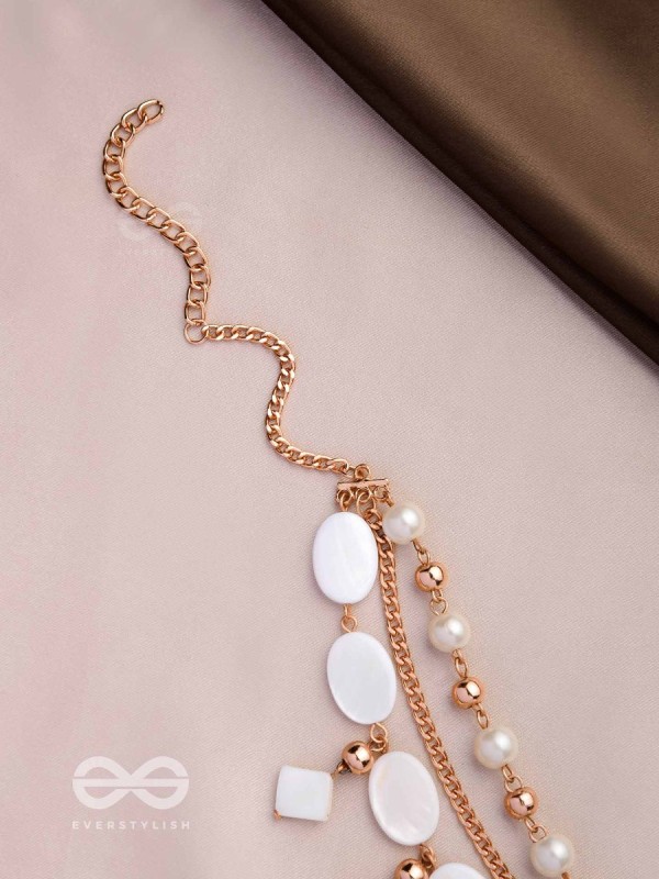 Layers Of Magic - Elegant Multilayered Neckpiece With Anti-Tarnish Coating 