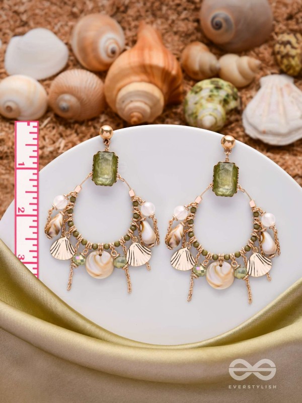 THE TROPICAL COASTLINE - STATEMENT DROP EARRINGS