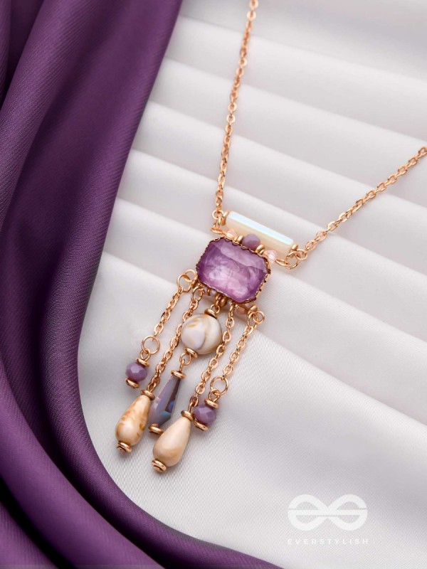 The Purple Shores - Modern & Classic Neckpiece With Anti-Tarnish Coating 