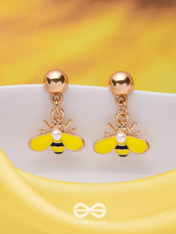 THE BUZZIN BEE - CUTE DROP EARRINGS