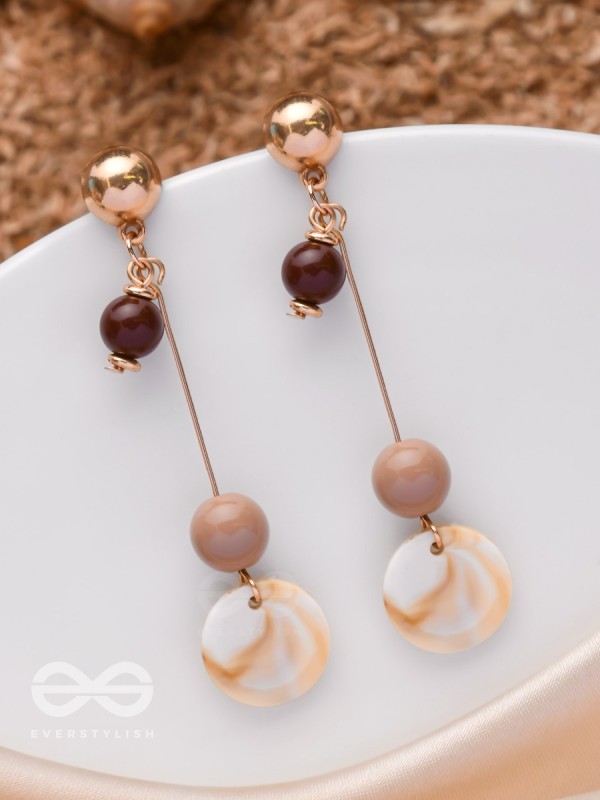 SEASHELL SECRETS - CASUAL DROP EARRINGS