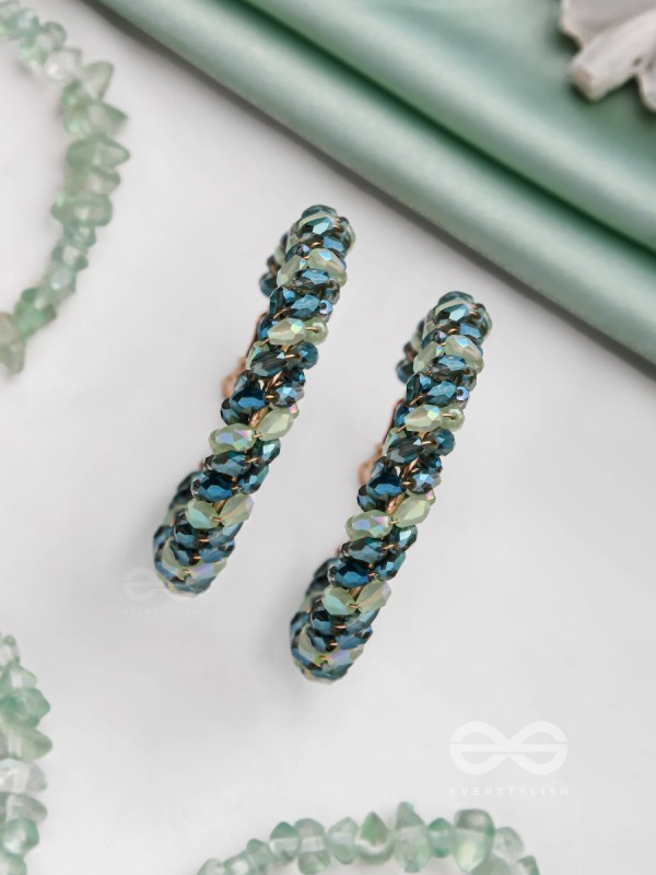 THE FERN-TASTIC GROOVE - STATEMENT BEADED HOOPS
